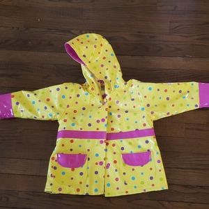 Fleece lined rain jacket